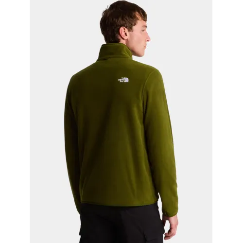 The North Face M Glacier Fleece Jacket Férfi Polár, Softshell, Középréteg BRI-Woodland Green