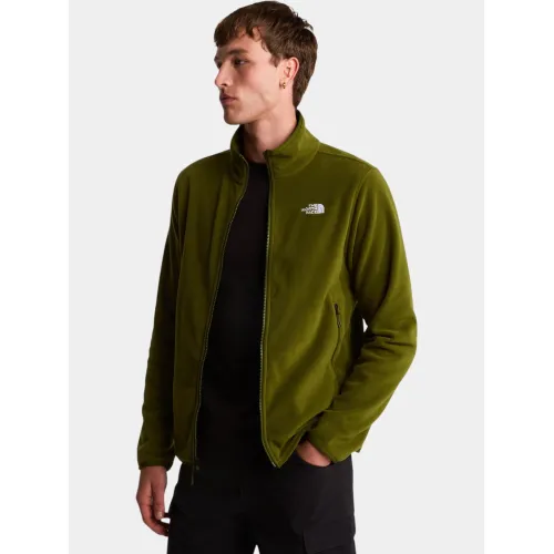 The North Face M Glacier Fleece Jacket Férfi Polár, Softshell, Középréteg BRI-Woodland Green