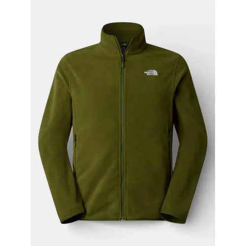 The North Face M Glacier Fleece Jacket Férfi Polár, Softshell, Középréteg BRI-Woodland Green