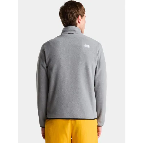 The North Face M Glacier Fleece Jacket Férfi Polár, Softshell, Középréteg CQI-Tnf Mid Grey Heather
