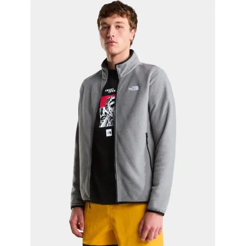 The North Face M Glacier Fleece Jacket Férfi Polár, Softshell, Középréteg CQI-Tnf Mid Grey Heather