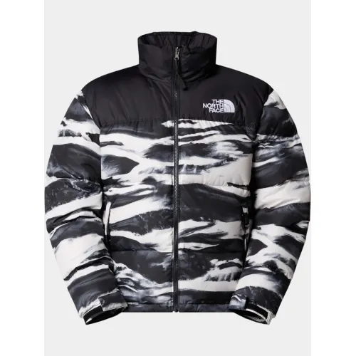 The North Face M 1996 Retro Nuptse Jacket -Print Férfi Télikabát DJI-TNF Black Edge Of Light