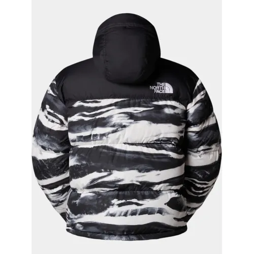The North Face M 1996 Retro Nuptse Jacket -Print Férfi Télikabát DJI-TNF Black Edge Of Light