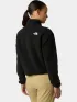 The North Face W Glacier Fleece 1/2 Zip Short Jacket Női Polár, Softshell, Középréteg JK3-TNF Black