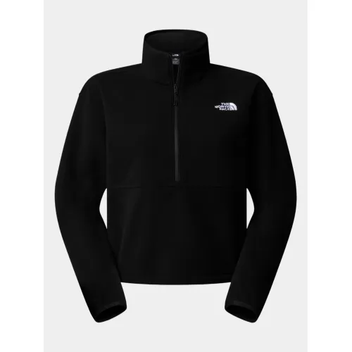 The North Face W Glacier Fleece 1/2 Zip Short Jacket Női Polár, Softshell, Középréteg JK3-TNF Black