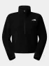The North Face W Glacier Fleece 1/2 Zip Short Jacket Női Polár, Softshell, Középréteg JK3-TNF Black