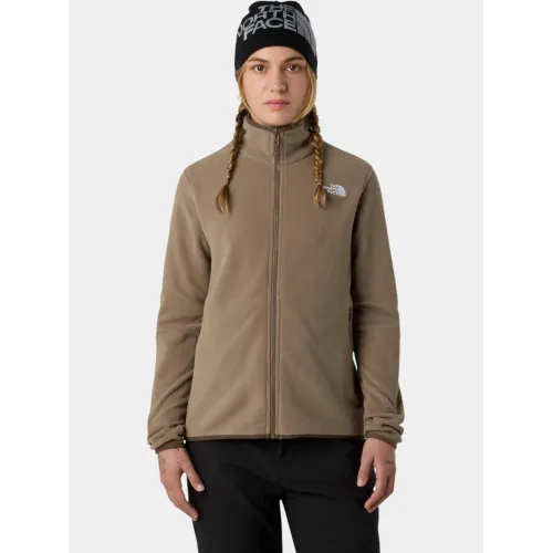 The North Face W Glacier Fleece Jacket Női Polár, Softshell, Középréteg BOW-Mocha Brown