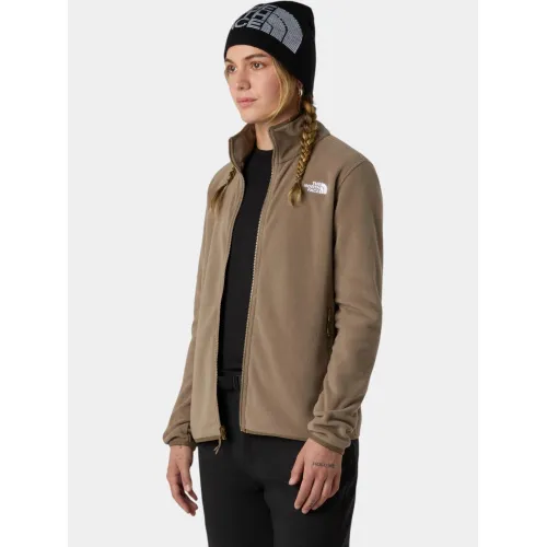 The North Face W Glacier Fleece Jacket Női Polár, Softshell, Középréteg BOW-Mocha Brown
