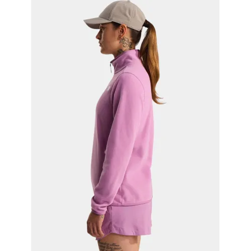 The North Face W Glacier Fleece 1/4 Zip Jacket Női Polár, Softshell, Középréteg G6E-Hushed Lavender