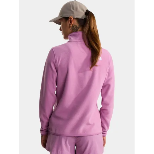 The North Face W Glacier Fleece 1/4 Zip Jacket Női Polár, Softshell, Középréteg G6E-Hushed Lavender