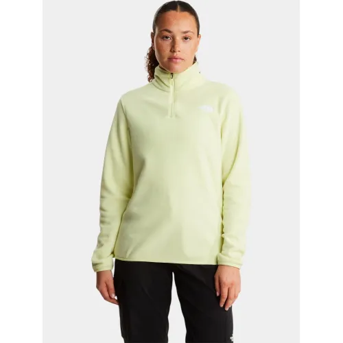 The North Face W Glacier Fleece 1/4 Zip Jacket Női Polár, Softshell, Középréteg G6O-Lemon Mist