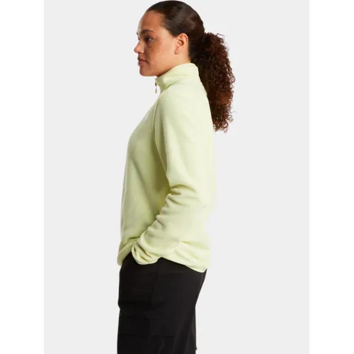 The North Face W Glacier Fleece 1/4 Zip Jacket Női Polár, Softshell, Középréteg G6O-Lemon Mist