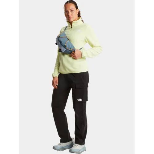 The North Face W Glacier Fleece 1/4 Zip Jacket Női Polár, Softshell, Középréteg G6O-Lemon Mist