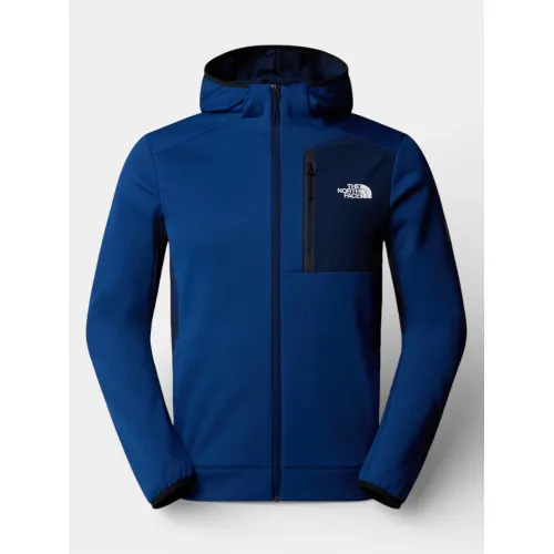 The North Face M Mountain Athletics Fleece Full Zip Jac Férfi Polár, Softshell, Középréteg 8Z4-Estate Blue-Summit N