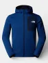 The North Face M Mountain Athletics Fleece Full Zip Jac Férfi Polár, Softshell, Középréteg 8Z4-Estate Blue-Summit N