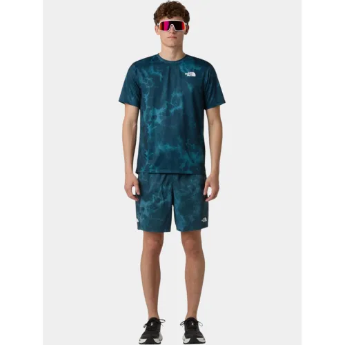 The North Face M 24/7 Short Sleeves Regular Tee-Print Férfi Sport felső EHF-Deep Cypress Light Refr