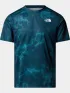 The North Face M 24/7 Short Sleeves Regular Tee-Print Férfi Sport felső EHF-Deep Cypress Light Refr