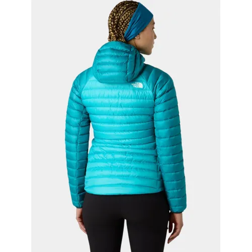 The North Face W Bettaforca Lt Down Hooded Jacket Női Utcai Kabát 5A2-Galactic Blue-Deep Teal