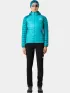 The North Face W Bettaforca Lt Down Hooded Jacket Női Utcai Kabát 5A2-Galactic Blue-Deep Teal