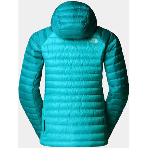 The North Face W Bettaforca Lt Down Hooded Jacket Női Utcai Kabát 5A2-Galactic Blue-Deep Teal