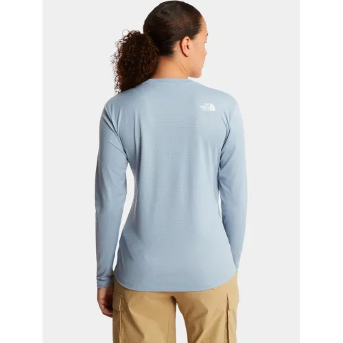 The North Face W Shadow Long Sleeve T-Shirt Női Hosszú ujjú póló FM2-Frost Grey