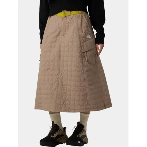 The North Face W Quilted Volume Skirt - Ap Női Szoknya BOX-Mushroom Grey