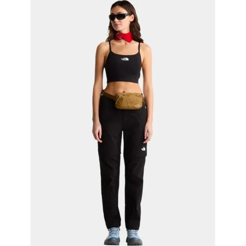 The North Face W Exploration Reg Straight Convertible P Női Túranadrág, esőnadrág JK3-Tnf Black