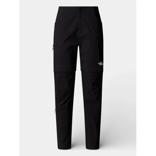 The North Face W Exploration Reg Straight Convertible P Női Túranadrág, esőnadrág JK3-Tnf Black