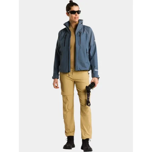 The North Face W Exploration Reg Straight Convertible P Női Túranadrág, esőnadrág LK5-Khaki Stone