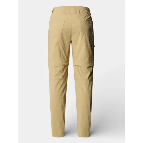 The North Face W Exploration Reg Straight Convertible P Női Túranadrág, esőnadrág LK5-Khaki Stone