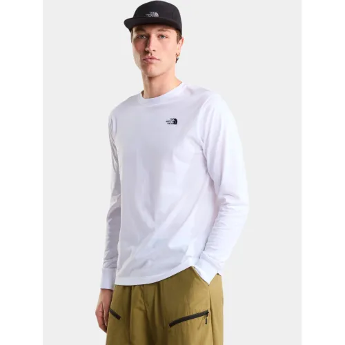 The North Face M Evolution Simple Dome Regular Long Sle Férfi Hosszú ujjú póló FN4-Tnf White