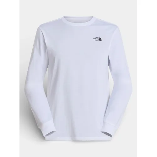 The North Face M Evolution Simple Dome Regular Long Sle Férfi Hosszú ujjú póló FN4-Tnf White