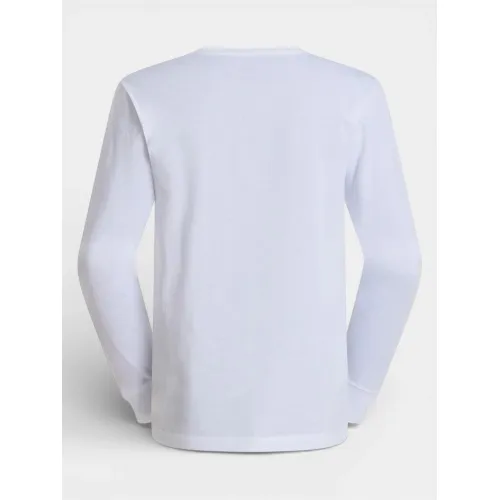 The North Face M Evolution Simple Dome Regular Long Sle Férfi Hosszú ujjú póló FN4-Tnf White