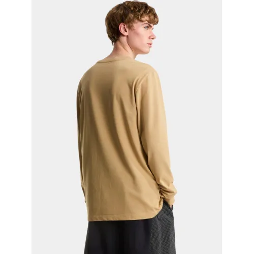 The North Face M Evolution Simple Dome Regular Long Sle Férfi Hosszú ujjú póló LK5-Khaki Stone