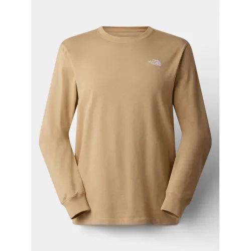 The North Face M Evolution Simple Dome Regular Long Sle Férfi Hosszú ujjú póló LK5-Khaki Stone