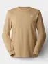 The North Face M Evolution Simple Dome Regular Long Sle Férfi Hosszú ujjú póló LK5-Khaki Stone