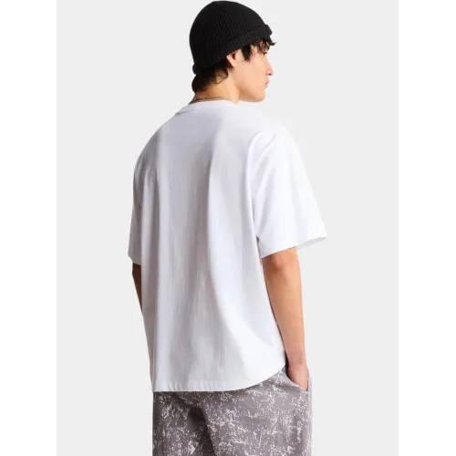The North Face M Tnf Essential Simple Dome Os Ss Tee Férfi Póló FN4-Tnf White