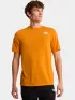 The North Face M Bitmap Logo Short Sleeves Tee-Graphic Férfi Póló G5I-Dust Orange