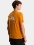 The North Face M Bitmap Logo Short Sleeves Tee-Graphic Férfi Póló G5I-Dust Orange