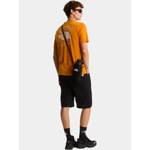 The North Face M Bitmap Logo Short Sleeves Tee-Graphic Férfi Póló G5I-Dust Orange