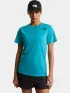 The North Face W Bitmap Logo Short Sleeves Tee-Graphic Női Sport felső G7D-River Ice