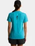 The North Face W Bitmap Logo Short Sleeves Tee-Graphic Női Sport felső G7D-River Ice