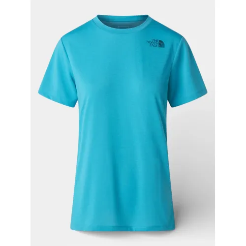 The North Face W Bitmap Logo Short Sleeves Tee-Graphic Női Sport felső G7D-River Ice