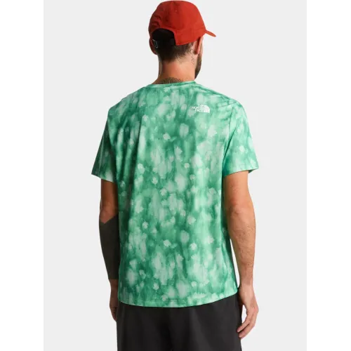 The North Face M 24/7 Short Sleeve T-Shirt Reg-Print Férfi Póló MDI-Dimmed Algae Diffused