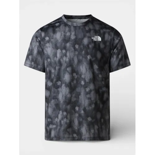 The North Face M 24/7 Short Sleeve T-Shirt Reg-Print Férfi Póló MF4-Tnf Blk Diffused Natu
