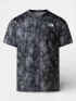 The North Face M 24/7 Short Sleeve T-Shirt Reg-Print Férfi Póló MF4-Tnf Blk Diffused Natu