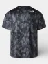 The North Face M 24/7 Short Sleeve T-Shirt Reg-Print Férfi Póló MF4-Tnf Blk Diffused Natu