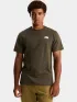 The North Face M North Faces Regular Short Sleeve Tee-G Férfi Póló 21L-New Taupe Green