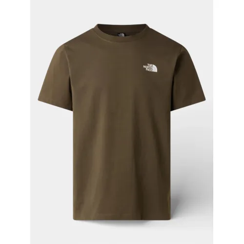 The North Face M North Faces Regular Short Sleeve Tee-G Férfi Póló 21L-New Taupe Green