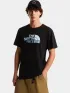 The North Face M Mountain Line Regular Short Sleeve Tee Férfi Póló JK3-Tnf Black